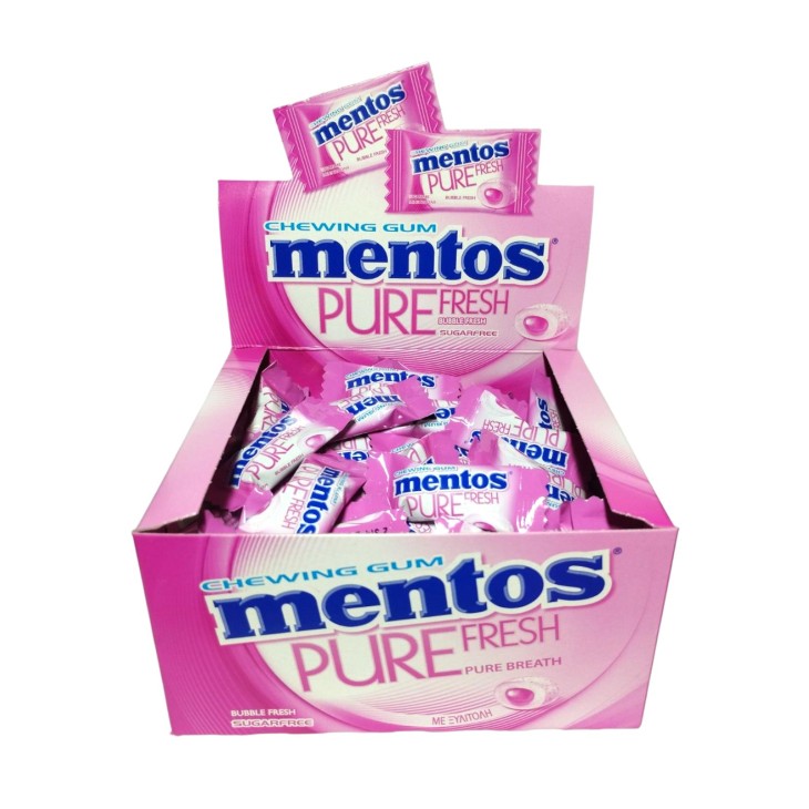MENTOS ΤΖΙΧΛΕΣ 100ΤΕΜ PURE FRESH BUBBLE FRESH