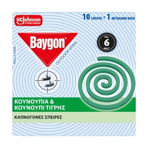 BAYGON ΣΠΕΙΡΕΣ ΓΙΑ ΚΟΥΝΟΥΠΙΑ ΚΑΙ ΚΟΥΝΟΥΠΙΑ ΤΙΓΡΗΣ 10ΤΕΜ + 1 ΜΕΤ.ΒΑΣΗ