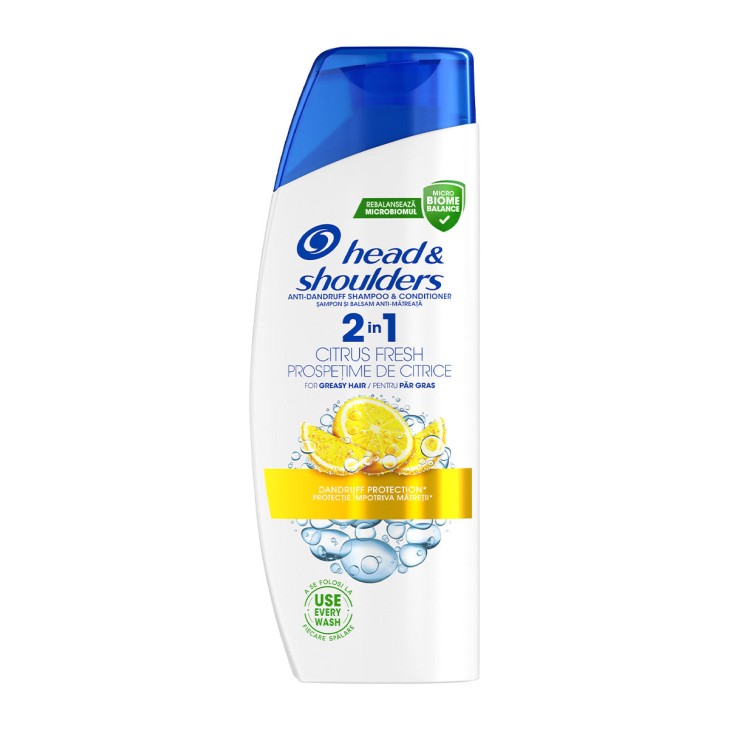 HEAD&SHOULDERS SHAMPOO 330ML CITRUS FRESH