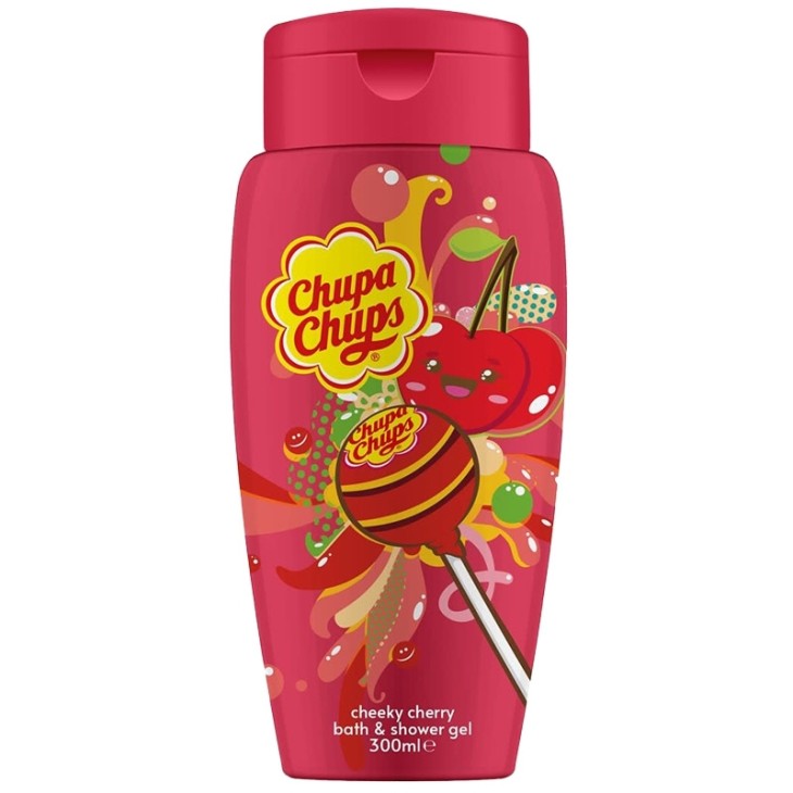 CHUPA CHUPS SHOWER GEL & BATH CREME  300ML CHEEKY CHERRY