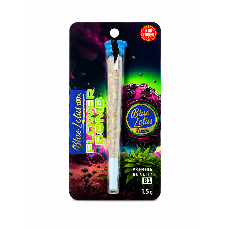 GREEN MAGIC ΠΡΟΙΟΝ ΜΠΛΕ ΛΩΤΟΥ ΕΤΟΙΜΟ ΤΣΙΓΑΡΟ 1,5G FLOWER BOMB (100% BLUE LO