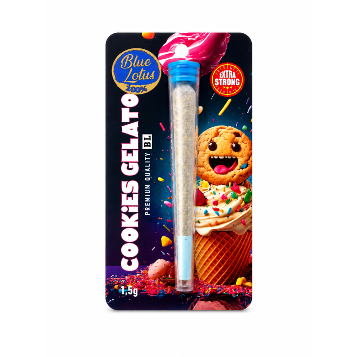 GREEN MAGIC ΠΡΟΙΟΝ ΜΠΛΕ ΛΩΤΟΥ ΕΤΟΙΜΟ ΤΣΙΓΑΡΟ 1,5G COOKIES GELATO (100% BLUE