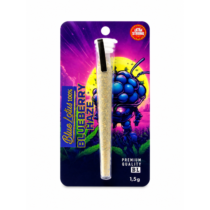 GREEN MAGIC ΠΡΟΙΟΝ ΜΠΛΕ ΛΩΤΟΥ ΕΤΟΙΜΟ ΤΣΙΓΑΡΟ 1,5G BLUEBERRY HAZE (100% BLUE