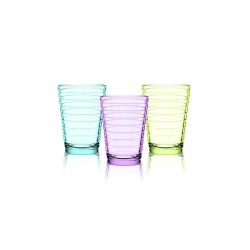 VIOSARP ΠΟΤΗΡΙ ΓΥΑΛΙΝΟ ΝΕΡΟΥ ΧΡΩΜΑΤΙΣΤΟ 3ΤΕΜ 350ml ΣΧΕΔΙΟ ΡΙΓΕ