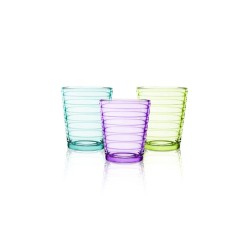 VIOSARP ΠΟΤΗΡΙ ΓΥΑΛΙΝΟ ΝΕΡΟΥ ΧΡΩΜΑΤΙΣΤΟ 3ΤΕΜ 250ml ΣΧΕΔΙΟ ΡΙΓΕ
