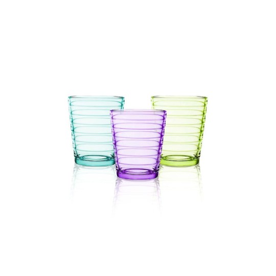 VIOSARP ΠΟΤΗΡΙ ΓΥΑΛΙΝΟ ΝΕΡΟΥ ΧΡΩΜΑΤΙΣΤΟ 3ΤΕΜ 250ml ΣΧΕΔΙΟ ΡΙΓΕ