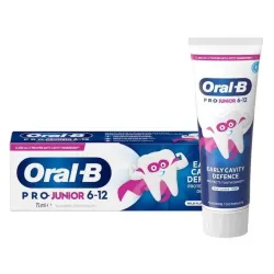 ORAL B ΟΔΟΝΤΟΚΡΕΜΑ 75ML PRO JUNIOR 6-12 ORAL B ΟΔΟΝΤΟΚΡΕΜΑ 75ML PRO JUNIOR 6-12