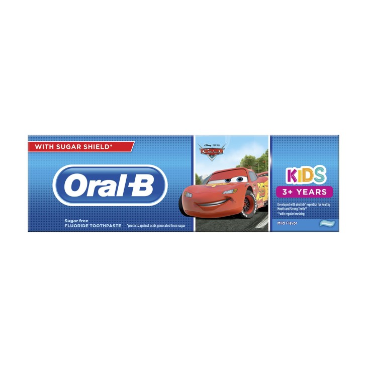 ORAL B ΟΔΟΝΤΟΚΡΕΜΑ 75ML KIDS 3+ CARS ORAL B ΟΔΟΝΤΟΚΡΕΜΑ 75ML KIDS 3+ CARS