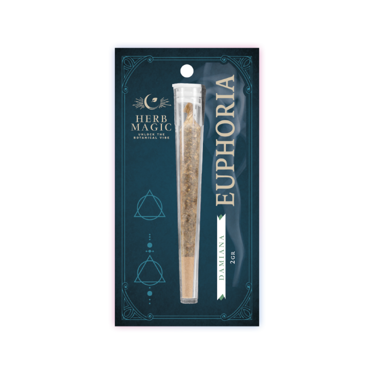 HERB MAGIC ΠΡΟΙΟΝ ΒΟΤΑΝΩΝ ΕΤΟΙΜΟ ΤΣΙΓΑΡΟ 2g EUPHORIA (DAMIANA)