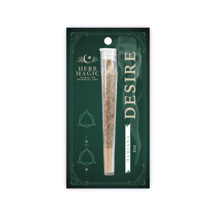 HERB MAGIC ΠΡΟΙΟΝ ΒΟΤΑΝΩΝ ΕΤΟΙΜΟ ΤΣΙΓΑΡΟ 2g DESIRE (DAMIANA)
