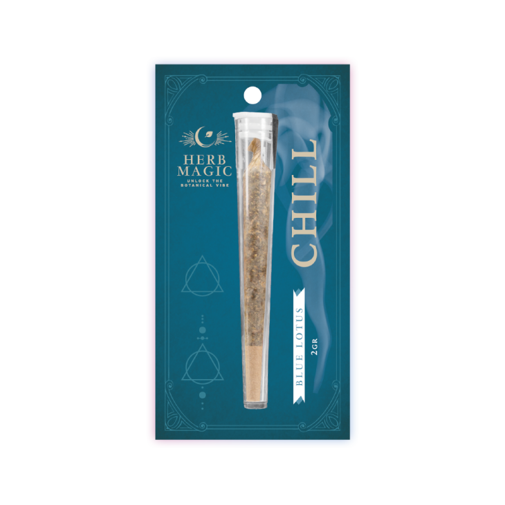 HERB MAGIC ΠΡΟΙΟΝ ΒΟΤΑΝΩΝ ΕΤΟΙΜΟ ΤΣΙΓΑΡΟ 2g CHILL ( BLUE LOTUS)