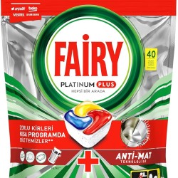 FAIRY TABS 40 PLATINUM+ ANTI-MAT LEMON