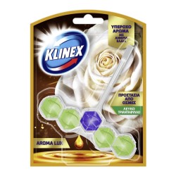KLINEX WC BLOCK ΛΕΥΚΟ ΤΡΙΑΝΤΑΦΥΛΛΟ 50gr KLINEX WC BLOCK ΛΕΥΚΟ ΤΡΙΑΝΤΑΦΥΛΛΟ 50gr