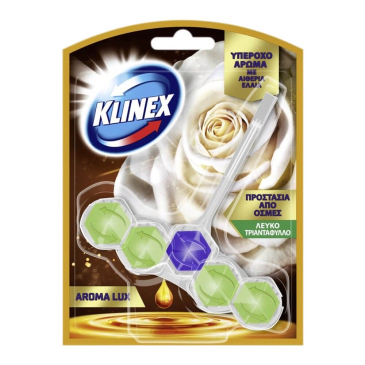 KLINEX WC BLOCK ΛΕΥΚΟ ΤΡΙΑΝΤΑΦΥΛΛΟ 50gr