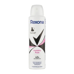 REXONA BODY SPRAY 150ml INVISIBLE PURE 48H REXONA BODY SPRAY 150ml INVISIBLE PURE 48H