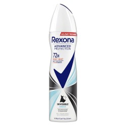 REXONA BODY SPRAY 150ml ADVANCED PROTECTION INVISIBLE AQUA 72H REXONA BODY SPRAY 150ml ADVANCED PROTECTION INVISIBLE AQUA 72H