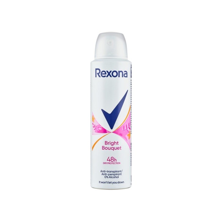 REXONA BODY SPRAY 150ml BRIGHT BOUQUET 48H