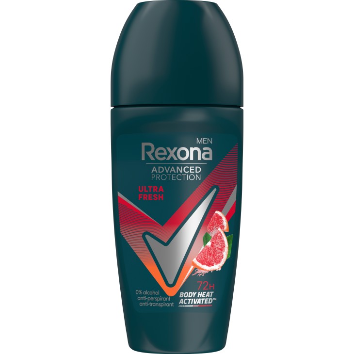 REXONA ROLL ON 50ml ADVANCED PROTECTION ULTRA FRESH 72H