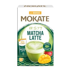 MOKATE MATCHA LATTE MANGO FLAVOUR (6X14GR) MOKATE MATCHA LATTE MANGO FLAVOUR (6X14GR)