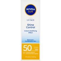 NIVEA SUN ΑΝΤΗΛΙΑΚΗ ΚΡΕΜΑ ΠΡΟΣΩΠΟΥ SHINE CONTROL FP50+ 50ml NIVEA SUN ΑΝΤΗΛΙΑΚΗ ΚΡΕΜΑ ΠΡΟΣΩΠΟΥ SHINE CONTROL FP50+ 50ml