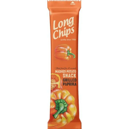 LONG CHIPS ΠΑΤΑΤΑΣ ΓΕΥΣΗ GRILLED PAPRICA 75GR LONG CHIPS ΠΑΤΑΤΑΣ ΓΕΥΣΗ GRILLED PAPRICA 75GR