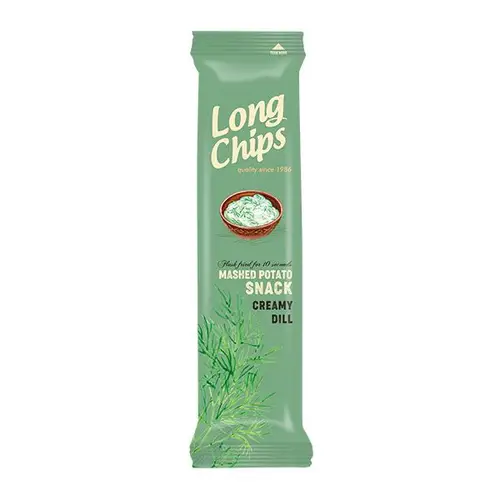 LONG CHIPS ΠΑΤΑΤΑΣ ΓΕΥΣΗ CREAMY DILL 75GR LONG CHIPS ΠΑΤΑΤΑΣ ΓΕΥΣΗ CREAMY DILL 75GR
