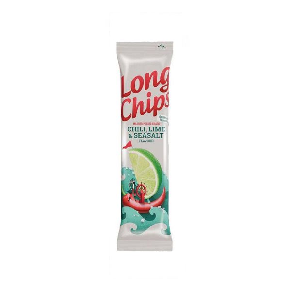 LONG CHIPS ΠΑΤΑΤΑΣ ΓΕΥΣΗ CHILI LIME & SEASALT 75GR LONG CHIPS ΠΑΤΑΤΑΣ ΓΕΥΣΗ CHILI LIME & SEASALT 75GR