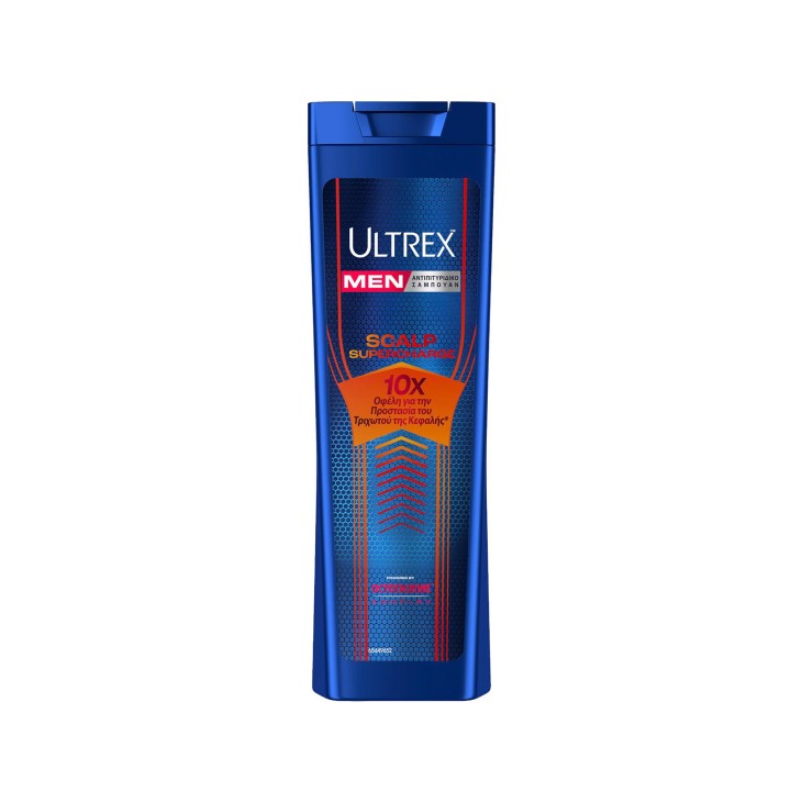 ULTREX SHAMPOO ΑΝΤ/ΔΙΚΟ 360ml MEN SCALP SUPERCHARGE