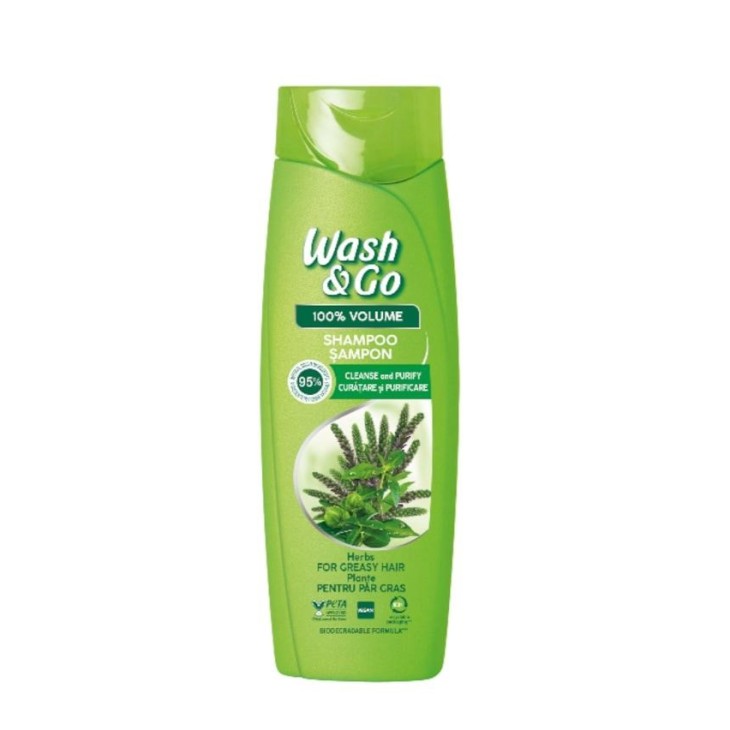 WASH & GO SHAMPOO 180ml HERBS WASH & GO SHAMPOO 180ml HERBS