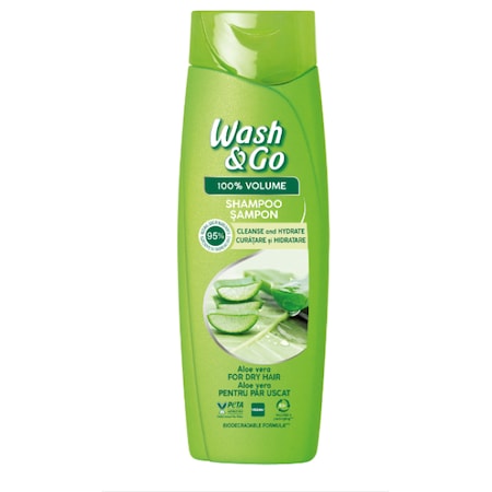 WASH & GO SHAMPOO 180ml ALOE VERA WASH & GO SHAMPOO 180ml ALOE VERA