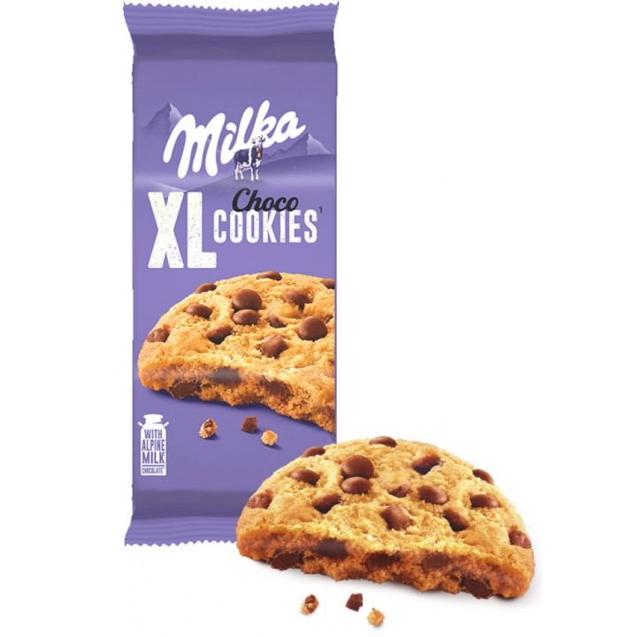 MILKA BISCUITS COOKIE & CHOC XL 184g MILKA BISCUITS COOKIE & CHOC XL 184g