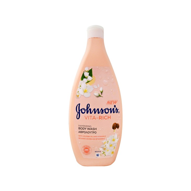 JOHNSON'S ΑΦΡΟΛΟΥΤΡΟ 750ml VITA RICH JOJOBA & VITAMIN E