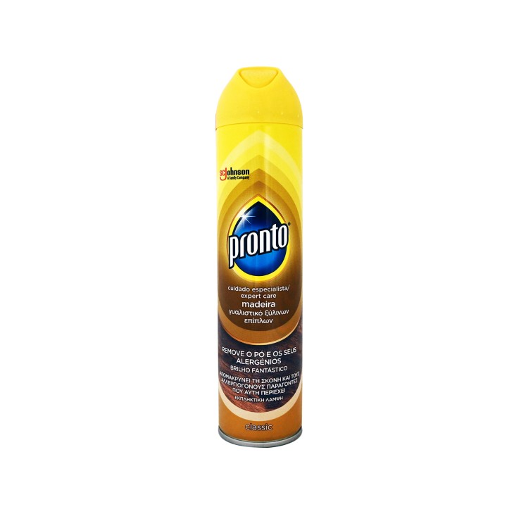 PRONTO SPRAY ΓΥΑΛΙΣΤΙΚΟ ΞΥΛΙΝΩΝ ΕΠΙΠΛΩΝ 250ml