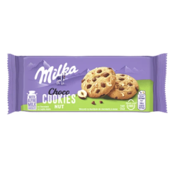 MILKA BISCUITS COOKIE & CHOC HUZELNUT 135g MILKA BISCUITS COOKIE & CHOC HUZELNUT 135g
