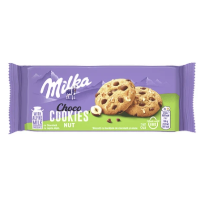 MILKA BISCUITS COOKIE & CHOC HUZELNUT 135g MILKA BISCUITS COOKIE & CHOC HUZELNUT 135g