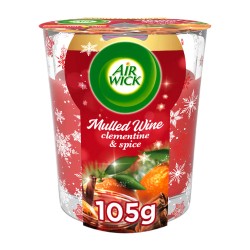 AIR WICK CANDLE MULLED WINE CLEMENTINE & SPICE 105GR AIR WICK CANDLE MULLED WINE CLEMENTINE & SPICE 105GR