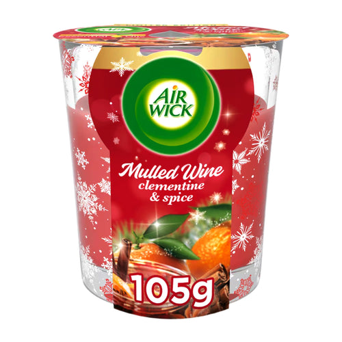 AIR WICK CANDLE MULLED WINE CLEMENTINE & SPICE 105GR