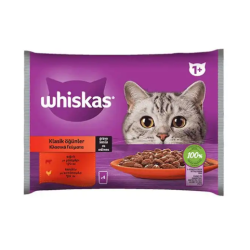 WHISKAS ΓΑΤΟΤΡΟΦΗ ΠΑΤΕ 4X85GR ΦΑΚΕΛΟΣ ΚΟΤΟΠΟΥΛΟ & ΒΟΔΙΝΟ WHISKAS ΓΑΤΟΤΡΟΦΗ ΠΑΤΕ 4X85GR ΦΑΚΕΛΟΣ ΚΟΤΟΠΟΥΛΟ & ΒΟΔΙΝΟ