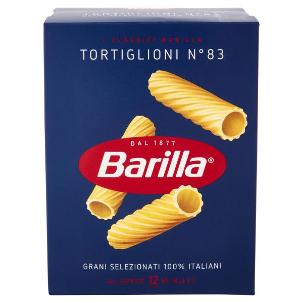 BARILLA TORTIGLIONI n.83 500gr BARILLA TORTIGLIONI n.83 500gr