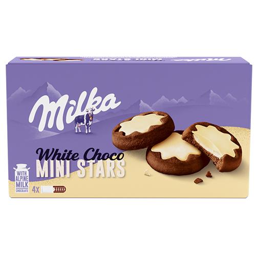 MILKA BISCUITS CHOCO MINIS WHITE 150g MILKA BISCUITS CHOCO MINIS WHITE 150g