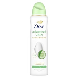 DOVE BODY SPRAY EU 150ml ADVANCE CARE CUCUMBER+GREEN TEA DOVE BODY SPRAY EU 150ml ADVANCE CARE CUCUMBER+GREEN TEA