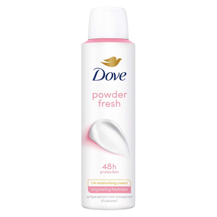 DOVE BODY SPRAY EU 150ml POWDER FRESH DOVE BODY SPRAY EU 150ml POWDER FRESH