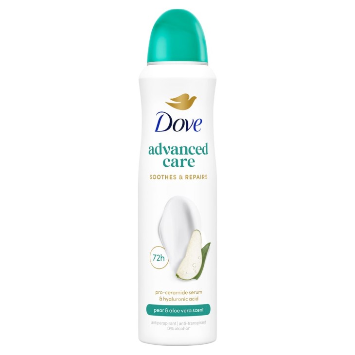 DOVE BODY SPRAY EU 150ml ADVANCE CARE PEAR + ALOE VERA DOVE BODY SPRAY EU 150ml ADVANCE CARE PEAR + ALOE VERA