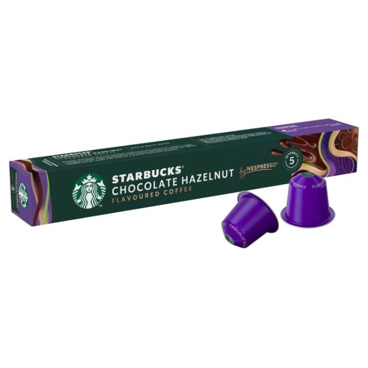 STARBUCKS 10 ΚΑΨΟΥΛΕΣ ΚΑΦΕ 51GR CHOCOLATE HAZELNUT