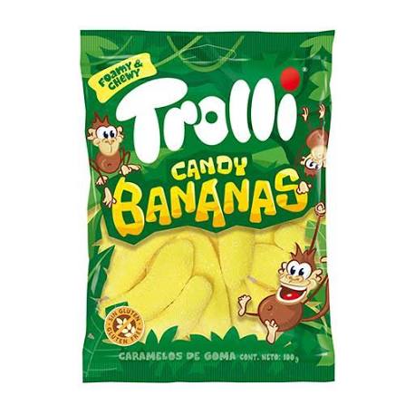 TROLLI ΖΑΧΑΡΩΤΑ 100GR BANANAS TROLLI ΖΑΧΑΡΩΤΑ 100GR BANANAS