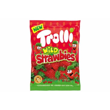 TROLLI ΖΑΧΑΡΩΤΑ 100GR WILD STRAWBIES TROLLI ΖΑΧΑΡΩΤΑ 100GR WILD STRAWBIES