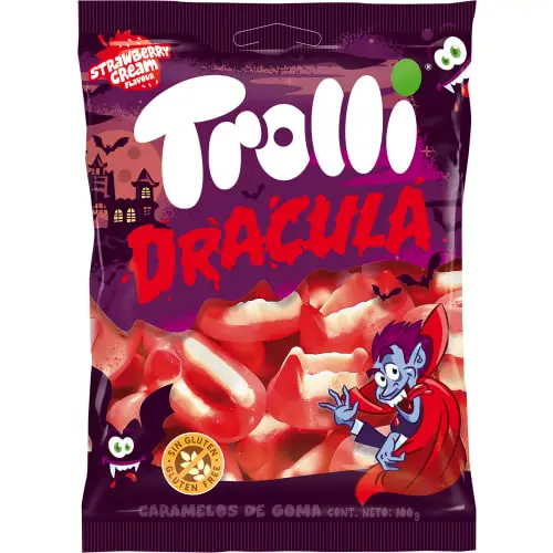 TROLLI ΖΑΧΑΡΩΤΑ 100GR DRACULA