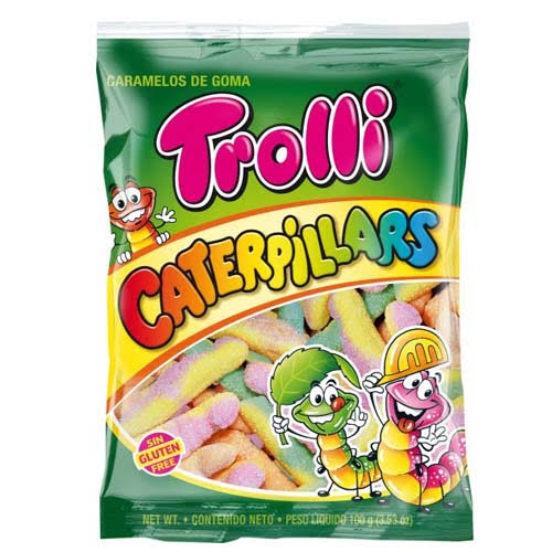 TROLLI ΖΑΧΑΡΩΤΑ 100GR CATERPILLARS TROLLI ΖΑΧΑΡΩΤΑ 100GR CATERPILLARS