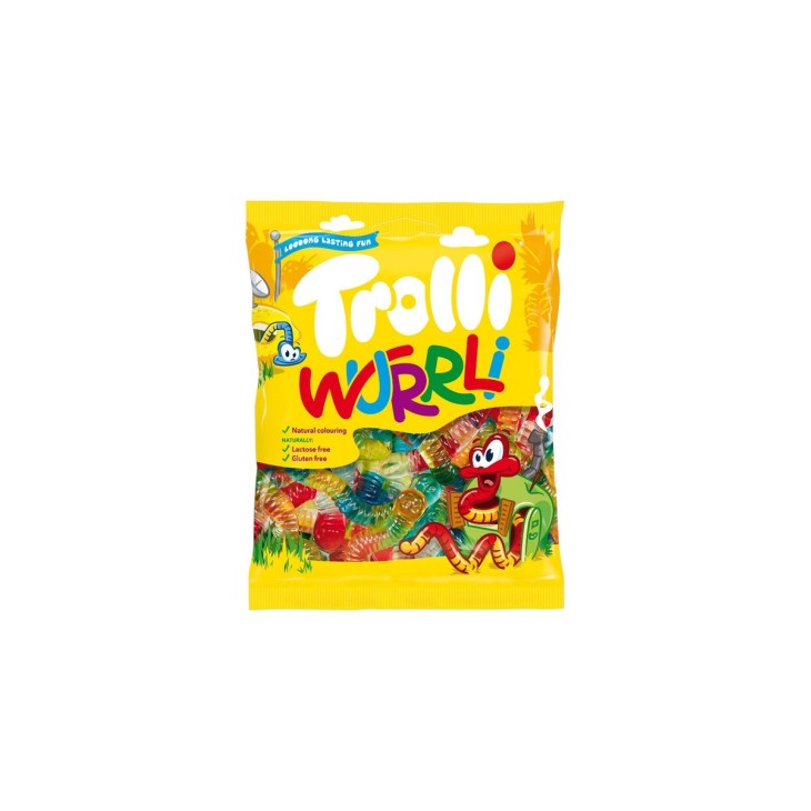 TROLLI ΖΑΧΑΡΩΤΑ 100GR WURRLI TROLLI ΖΑΧΑΡΩΤΑ 100GR WURRLI