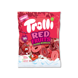 TROLLI ΖΑΧΑΡΩΤΑ 100GR RED FRUITS MINI RINGS TROLLI ΖΑΧΑΡΩΤΑ 100GR RED FRUITS MINI RINGS